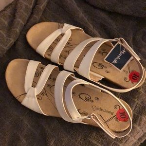 White Baretraps Sandals -  Size 10 NWT